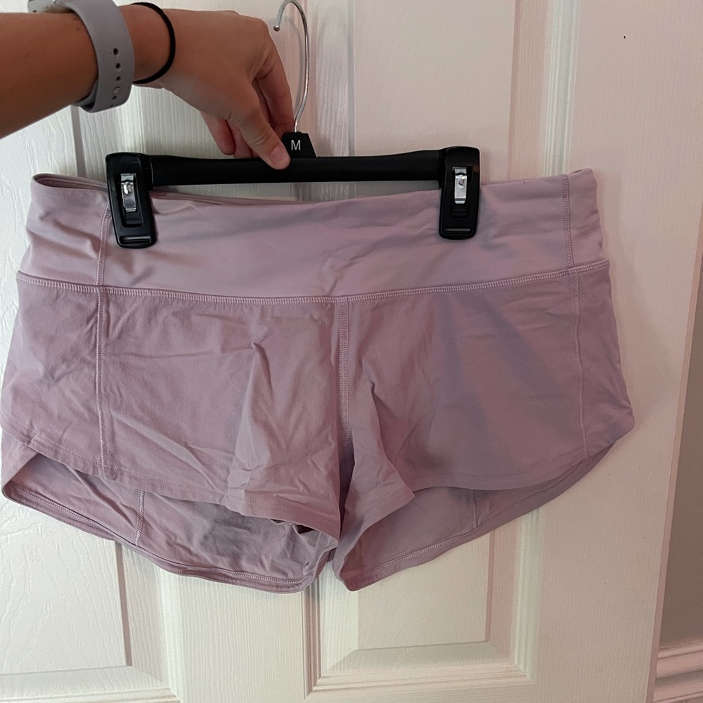 Speed up shorts in lavender